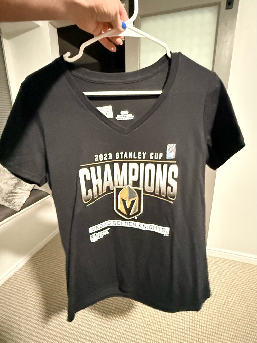 Fanatics Black 2023 Stanley Cup Champions Vegas Golden Knights Tee